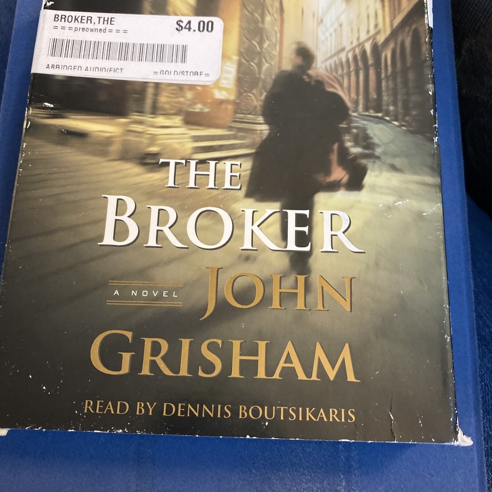 The Broker Audiobook 5 CD's - John Grisham Read By Dennis Boutsikaris